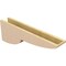 Ekena Millwork 5"W x 30"D x 10"H Thin Crestline Rough Cedar Woodgrain TimberThane Corbel, Primed Tan CORUR05X30X10CRERCPR - alternate 2